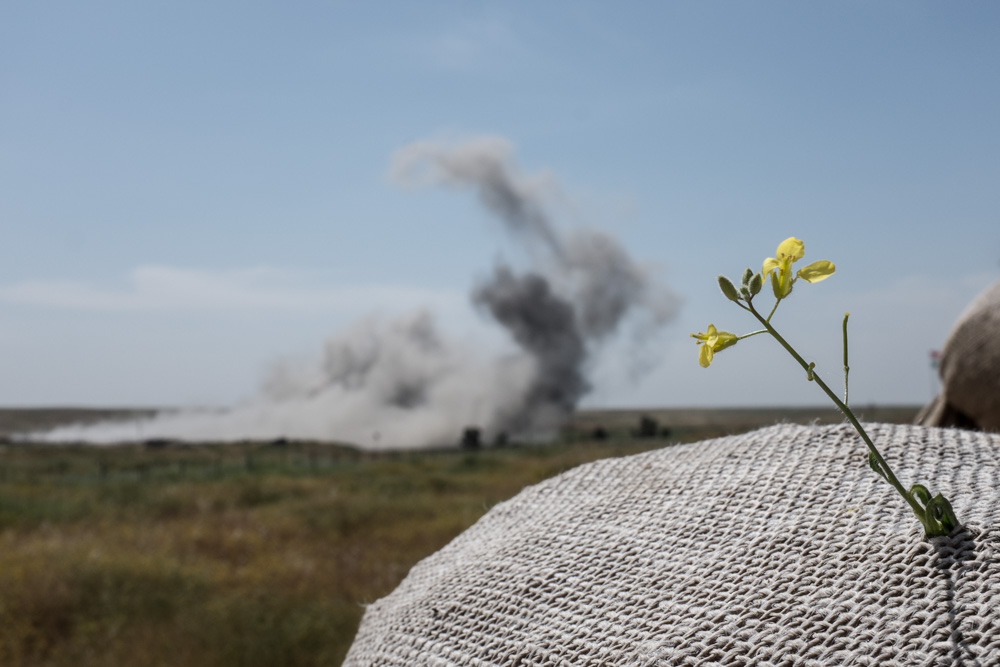 Peshmerga offensive during the liberation of the Turkmen village of Bashir, southern Kirkuk Province, April 30, 2016. (Photo: Kurdistan24/Alexandre Afonso)